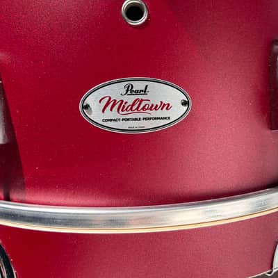 Pearl Midtown Bass Drum 16 x 14 - Matte Red image 3