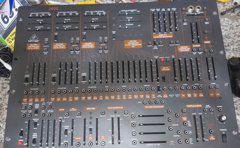 Behringer 2600 Semi-Modular Analog Synthesizer 2020 - Present - Black image 1