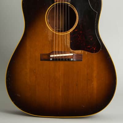 Gibson J-45 Flat Top Acoustic Guitar (1956), ser. #V8669-8 (FON), black tolex hard shell case. image 3