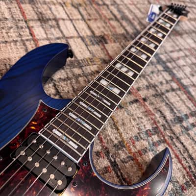 Ibanez RG653DX-TDF Prestige 2026 - Present - Transparent Deep Blue Flat image 5