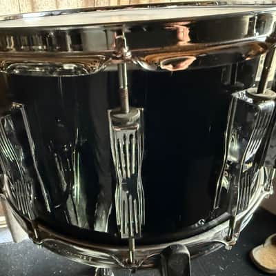 Ludwig Coliseum 14” x 8” Maple Snare Drum 1991 - Black image 10