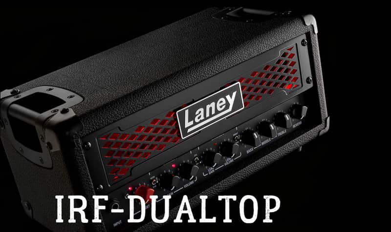 Laney IRF Dualtop Guitar Amplifier Head (60 Watts), New, Free Shipping, Authorized Dealer image 1