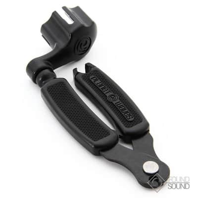 D'Addario Pro-Winder Black String Winder, Cutter, & Bridge Pin Puller image 1
