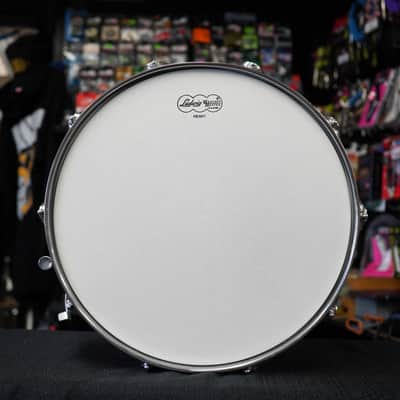 Vintage 1980s Ludwig USA Supraphonic 5x14" Chrome Plated Aluminum Snare Drum image 7