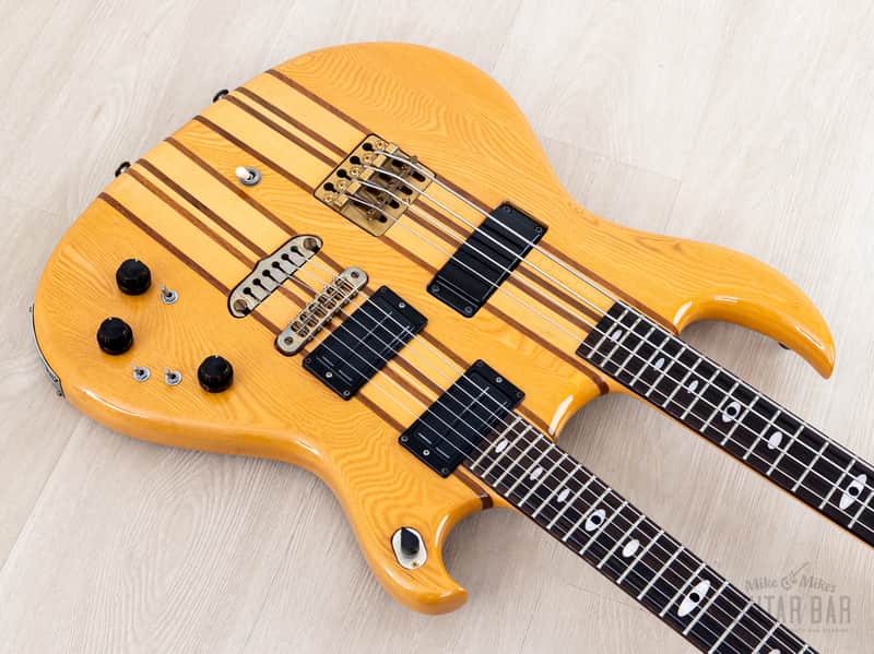 1981 Aria Pro II Super Twin ST-1504 Double Neck Vintage Neck