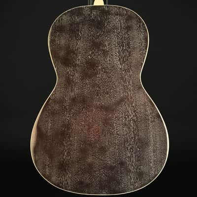 PRS SE P20E Parlor Electro Acoustic, Gloss Black Top, Doghair Back and Sides with Gig Bag image 3