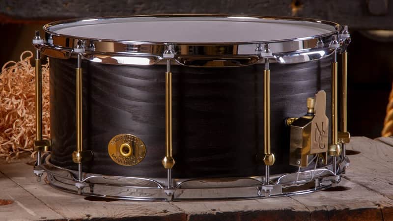 Noble & Cooley *Pre-Order* Solid Shell Classic 7x14" Ash Snare Drum Flamethrower Custom Finish w/Brass Tension Rods | Made in the USA | Special Order | Authorized Dealer image 1