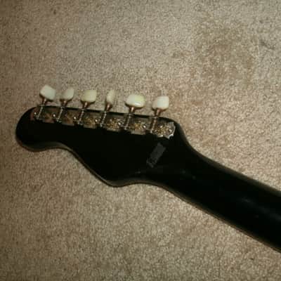80's or 90's  Synsonics Terminator guitar black with built in speaker SEE VIDEO image 5