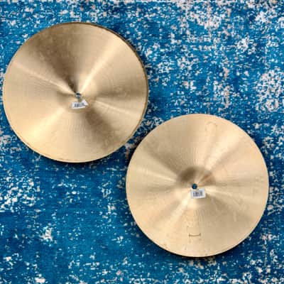 Don't pay £400+!! 14" LIGHT! Zildjian A NEW BEAT Hihats 865g 1479g image 9