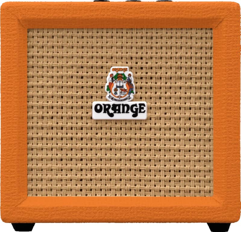 Orange Crush Mini Battery-Powered Electric Guitar Combo Amplifier, 3W, Orange image 1
