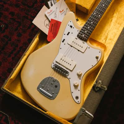 2000 Yamano Fender American Vintage '62 Jazzmaster, Matching Headstock, 100% original, Japan Exclusive, Shell Pink, OHSC, AVRI image 1