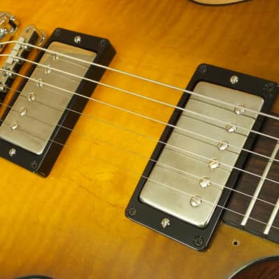 Gibson Les Paul 58 Historic Reissue Black Binding Green Lemon Burst Custom Shop 2018 imagen 6