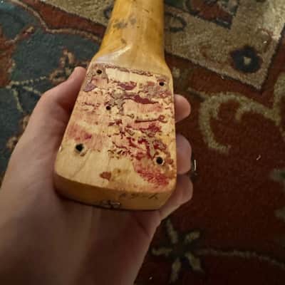 Original 1961 Fender Duo Sonic Rosewood Slab Neck image 5