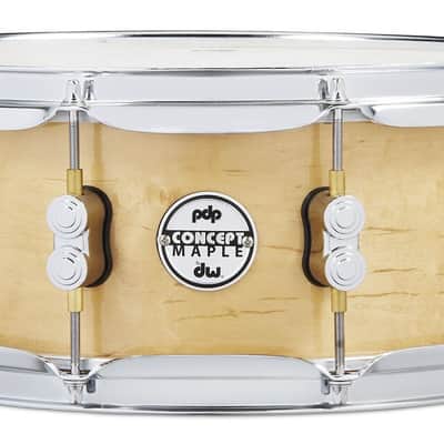 PDP Concept Maple Snare Drum with Chrome Hardware - 5.5x14 image 1