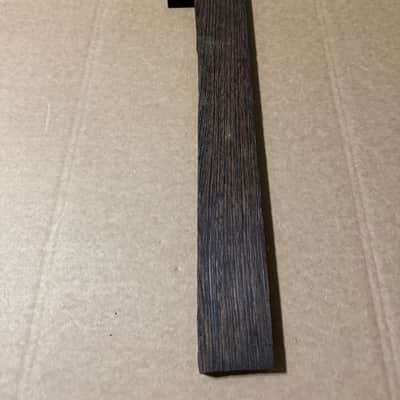 NOS 1970s Wenge Guitar Neck Blank - Pre-Shaped with Headstock & Tuning Holes Kurokumo Japan 27 7/8” x 4 1/4” x 1 1/16” image 8