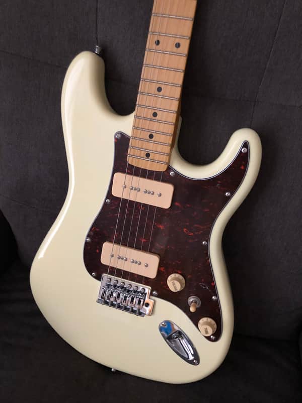 Priced Dirt Cheap! P90 Loaded Custom SX Strat W/ Fender SRV Neck Radius & Clapton Classic Vibe image 1