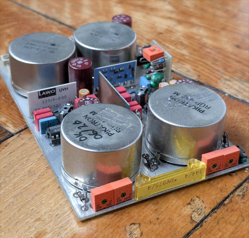 Vintage Lawo DV975/4 Summing Amp Module - like Neumann V475 - Pikatron transformers - Tested & working image 1