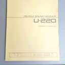 Roland U-220 Vintage Synth Module - Original Owner's Manual