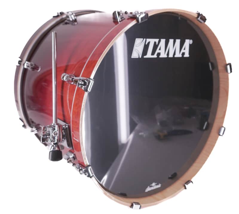 TAMA Starclassic Performer 22''x16'' Bass Drum Dark Cherry Fade Professional Series image 1