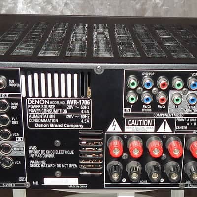 Denon AVR-1706 home theater receiver image 4