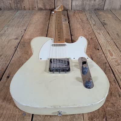 Danocaster Single Cut V Neck 2013 - White Blonde image 8