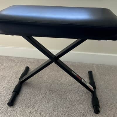 Bundle - Yamaha MOXF8 Production Synthesizer 2013 - Present - Gray / ProLine adjustable bench and stand image 3