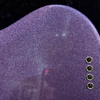Fender Limited Edition Adam Clayton Jazz Bass 2017 - Purple Sparkle image 13