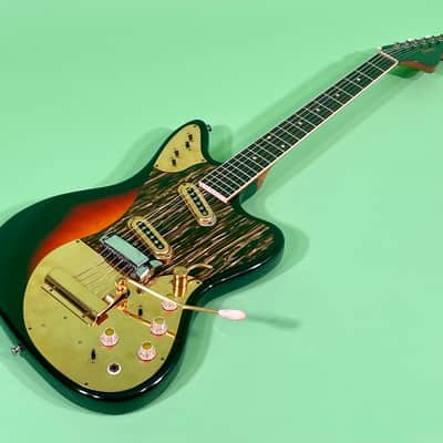 Framus Strato DeLuxe 1965 - 3-Color Sunburst Gold! 100% original image 22