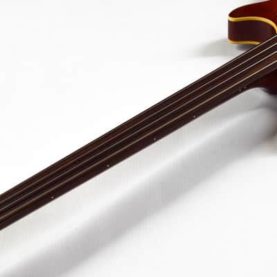 Epiphone Jack Casady Signature Bass Fretless - Aged Royal Tan image 8