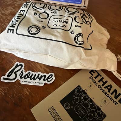 Browne Amplification Ethane Dual Overdrive 2025 - Limited Edition Silver-Black image 4