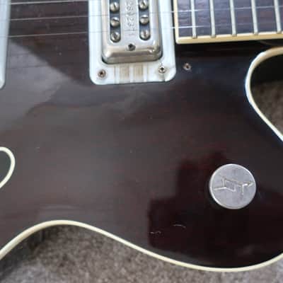 Vintage 1998 Gretsch Tennessee Rose G6119-1962FT Walnut w/ FilterTron Pickups, Bigsby & Case Very Dark Stain Near Black! image 9