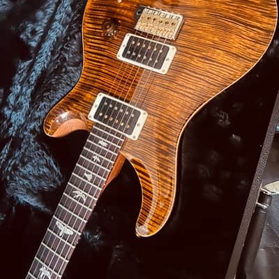 PRS Custom 22 Tremolo 10-Top 2019 - Yellow Tiger image 7