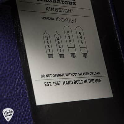 Magnatone Eddie's Exclusive Kingston 1x12 Combo - Plum & Vanilla Bronco #9164 image 6