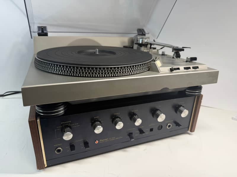 Sansui AU-505 + Technics SL-1950 Turntable Vintage Stereo System Tested