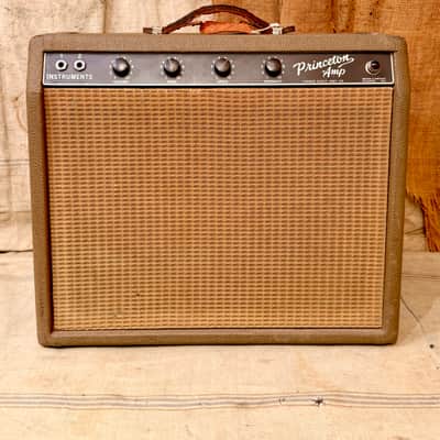 Fender Princeton 6G2 Tube Amplifier 1963 - Brown image 4