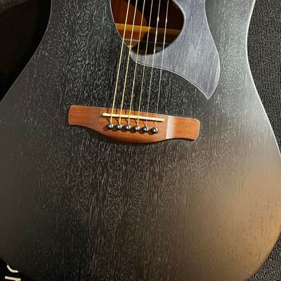 Ibanez Altstar Acoustic Electric Guitar Wheathered - Black (ALT20WK) image 2
