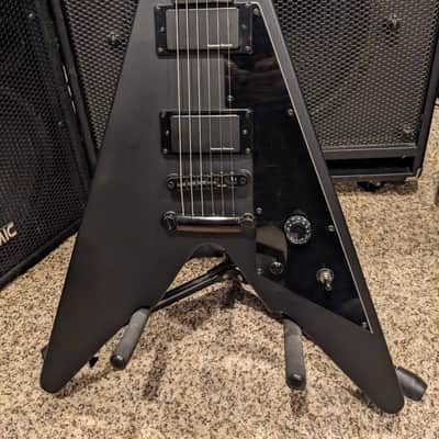 Upgraded Harley Benton Victory Flying V - 18V Seymour Duncan Active Pups Brass Nut Locking Tuners Momentary Kill Switch for Stutter Effects image 2
