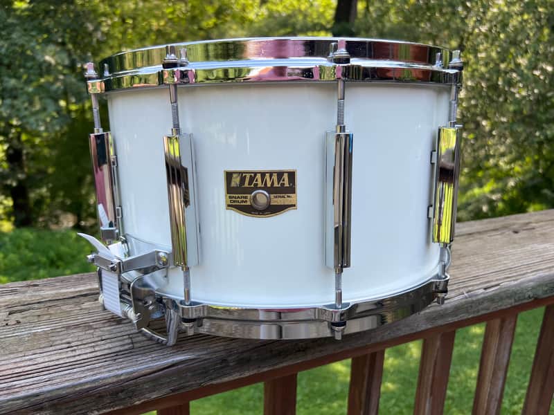 Tama AW318 Artwood Gibraltar 14x8” Snare - Piano white image 1