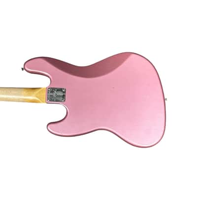 Fender Custom Shop Journeyman 1965 Jazz Bass, Faded Burgundy Mist/Rosewood 9.5 LBS *IN STOCK* image 2