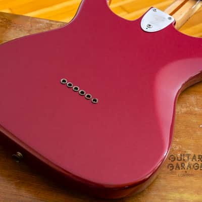 1981 Fender USA Stratocaster Hardtail Burgundy Mist refin - original pickups - original hardcase image 10