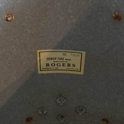 1960's Rogers Fullerton Era Powertone 3pc Kit - Butcher Block image 13