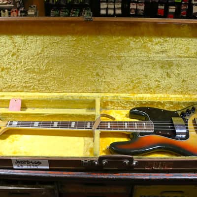 Fender Jazz Bass with Rosewood Fretboard 1970 - 1974 - Sunburst image 3