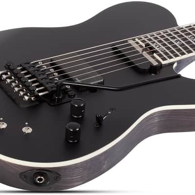 Schecter PT-7 FR-S SLS Elite Evil Twin - Satin Black (1384) image 17