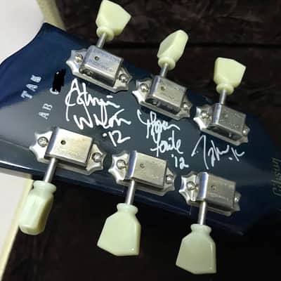 Gibson Custom Shop Tak Matsumoto DC Standard Flametop Aqua Blue image 10