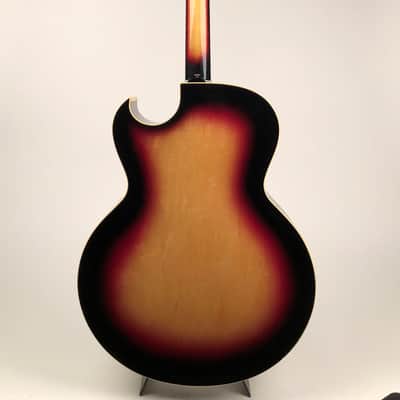 1959 National Bel-Aire 1198 Archtop Electric in Sunburst with Hardshell Case image 9