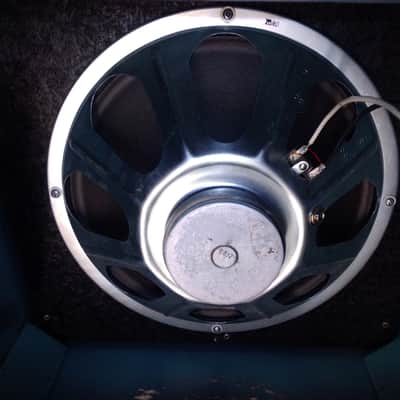 Filmosound 1x 12 Speaker in Vintage Cab late 60's / 70's 16 ohms sounds great with a small amp for classic overdrive sound and maybe a good box for a small amp project for the right person image 7