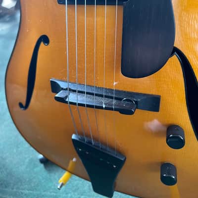 Tim Bram Tribute thinline archtop custom built image 4
