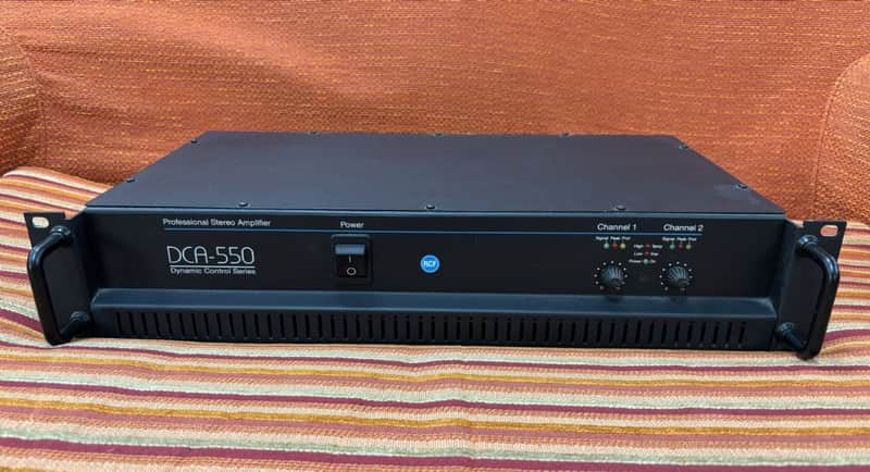 RCF DCA-550 Mono/stereo power amplifier at 4 ohms (250W x2) or ... image 1