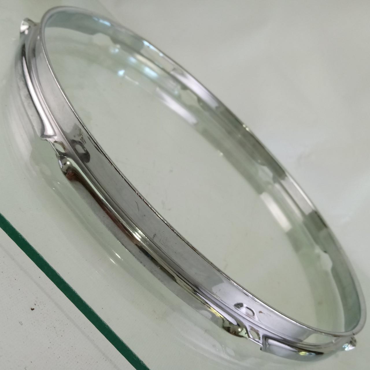 Ludwig 15" COB BRASS 60s Triple-Flange Snare Drum Chrome Resonant Rim/Hoop 8-Lug — main photograph