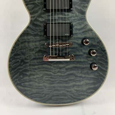 ESP LTD EC-401 QM See Thru Black Satin Electric Guitar B-Stock image 1